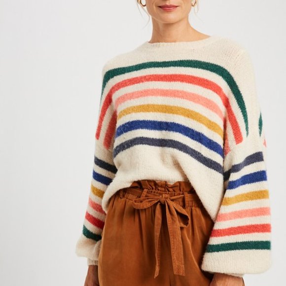 Wishlist Rainbow Stripe Sweater M/L - Picture 6 of 12